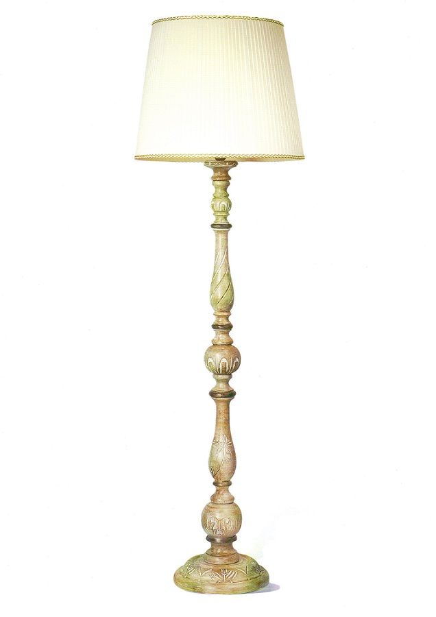 Lampada da terra Ricamo LampadariBesanza