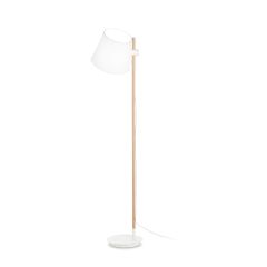 Axel white floor lamp