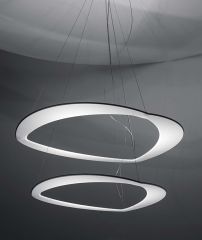 Lampadario Diadema 2D LED bianco