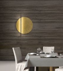 Essenza D90 gold and black finish wall lamp