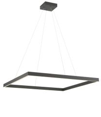 Febe black square chandelier