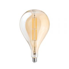 Bulb E27 amber gla 450