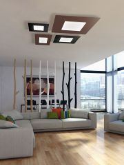 Square Pixel ceiling lights