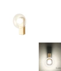 Sinclair gold wall light