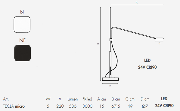 Technical detail table lamp 