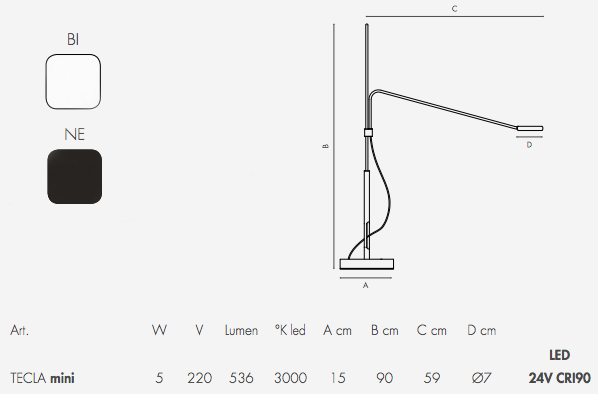 Technical detail table lamp 