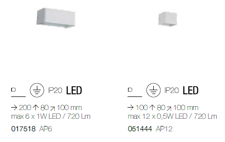 technical detail wall lamp Click