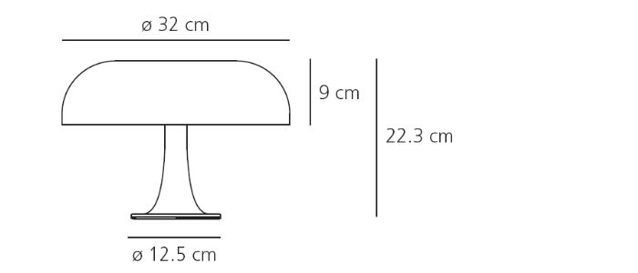 Scheda tecnica Nessino di Artemide